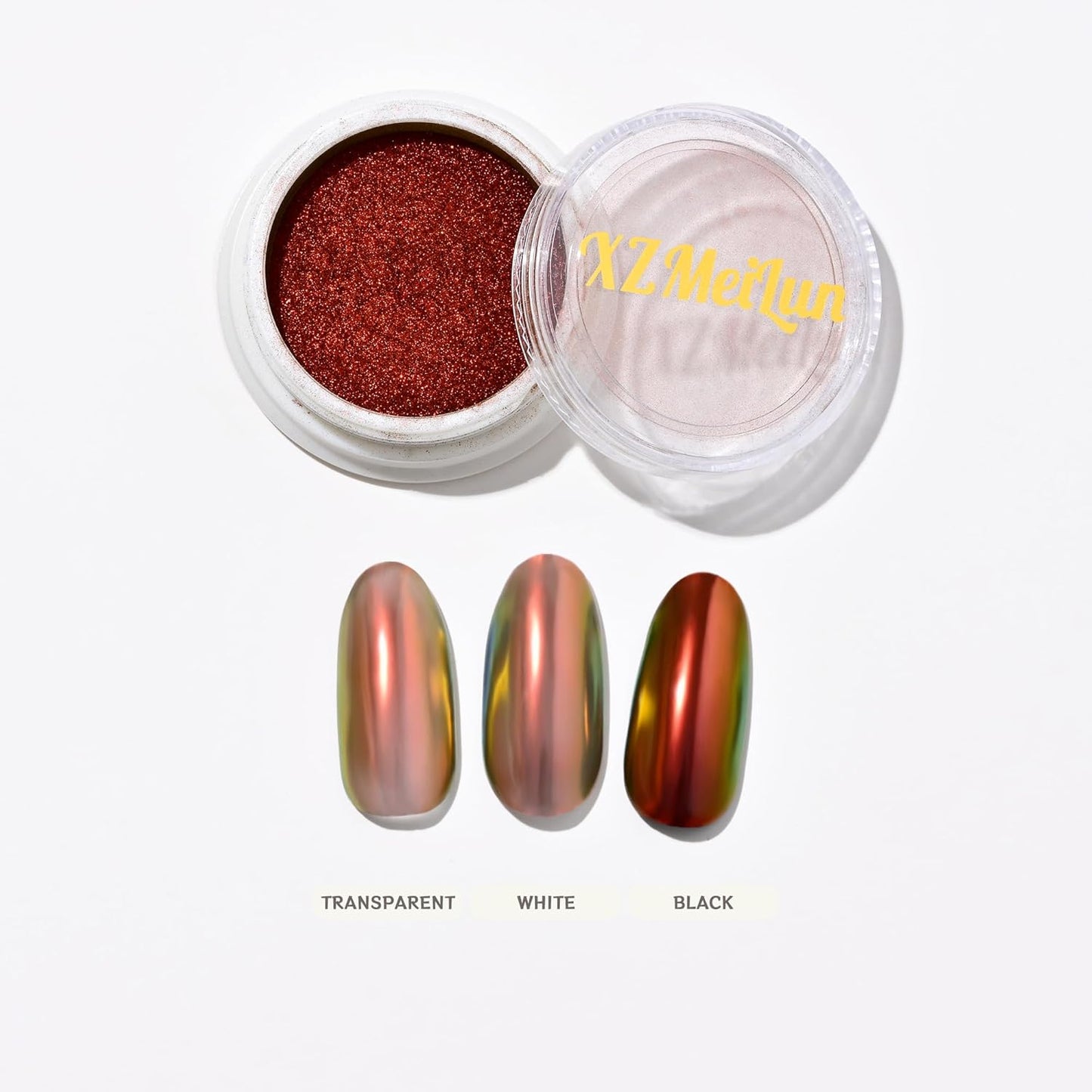 Chameleon Chrome Nail Powder, Big-Capacity 0.8g Aurora Green Turns Red Mermaid Aurora Powder Pigment Pearlescent Nail Art Glitter Decoration, Can Mixed with Builder Gel Nail Polish for Use