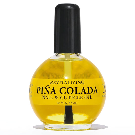 ELLIE CHASE Moisturizing Cuticle & Nail Care Oil 2.3 Fl Oz - Pina Colada Scented – Infused with Jojoba Oil, Aloe, Vitamin E – Nail & Cuticle Hydration, Repair, Moisturizer, Strengthener, Growth