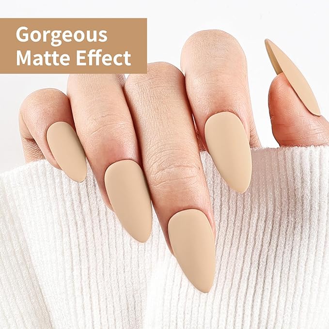 JODSONE French Mocha Gel Nail Polish 10ml LED Gel Polish Light Brown Nail Color Professional Finish Long-Lasting Chip-Resistant Need U V Lamp Curing