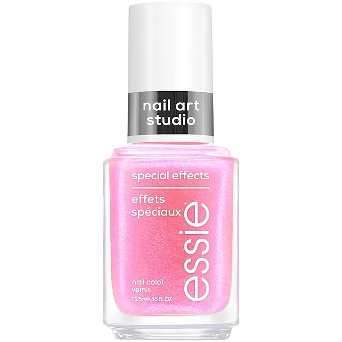 essie Nail Art Studio Special Effects Polish, Shimmer, Vegan, Pink Nail Polish, Astral Aura, 0.46 Fl Oz