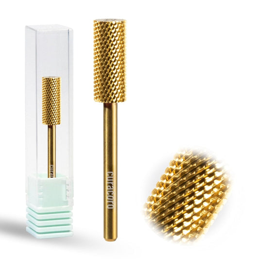 Curacoro Nail Drill Bits 3/32'' - Small Barrel Carbide Bit (Medium) for Professional Finish, Precisely Remove, Refine, Smooth Acrylic or Gel Nails, Nail Art Pedicure Manicure Salon & Home