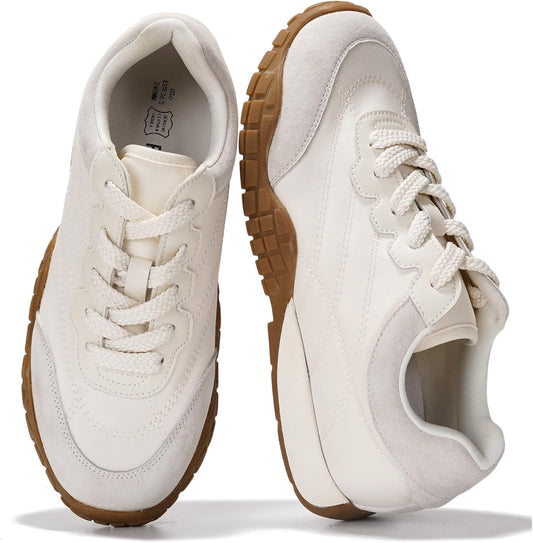 Project Cloud Sneakers for Women - Lightweight with Memory Foam Insole Womens Sneakers - Walking Shoes Women Footwear - Womens Shoes (Donna Hitop)