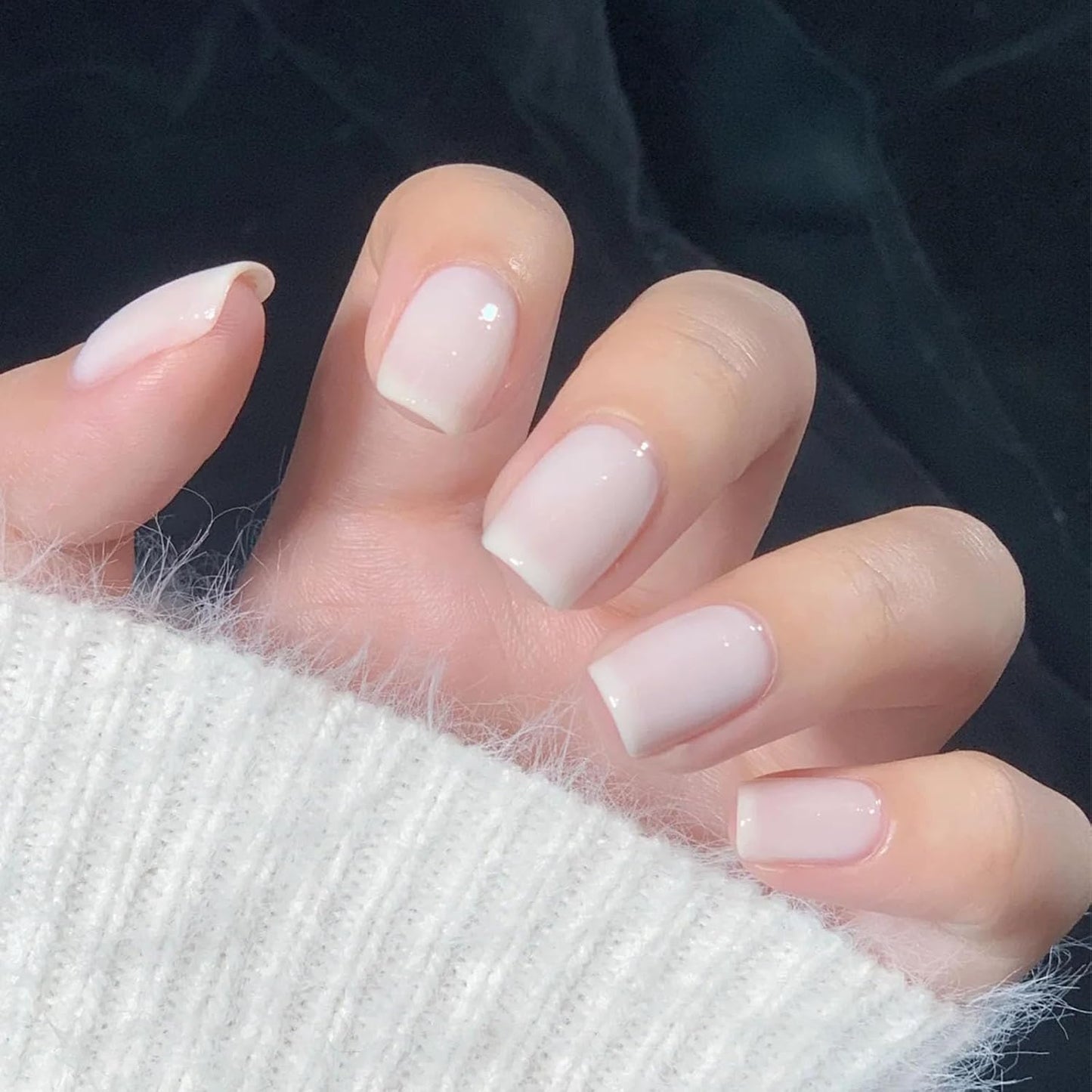 COSMOO Quick Dry Nail Polish, Nude Pink Chip Resistant Manicure, Non-Toxic, Vegan, Cruelty Free, 12ml, Fast Drying in 60 Seconds (Sheer Pale Pink)