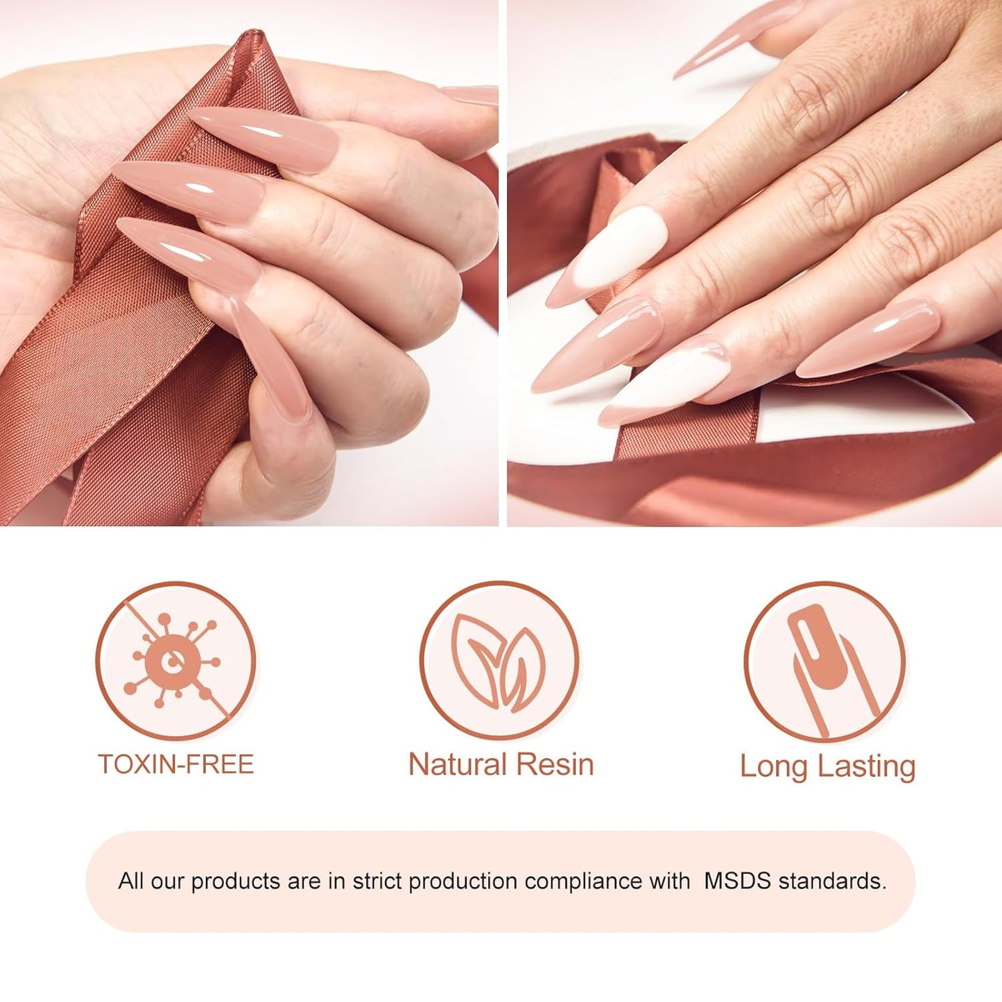 VENALISA Builder Nail Gel, 50ml Jelly Nude Pink Hard Gel for Nails Extension, Polygel Nail Art Manicure