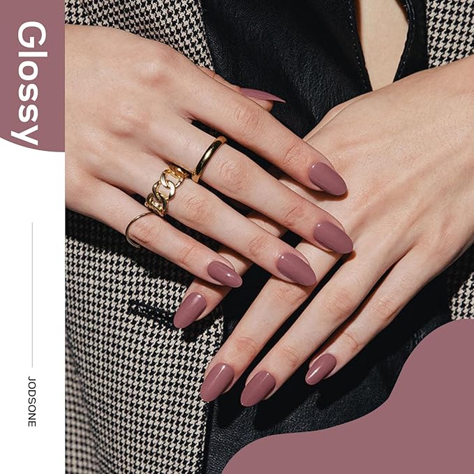 JODSONE Nude Brown Gel Nail Polish 10ml Gel Polish Chocolate Milk Nail Color Long-Lasting Chip-Resistant Professional Finish Easy to Apply Need U V Lamp Curing
