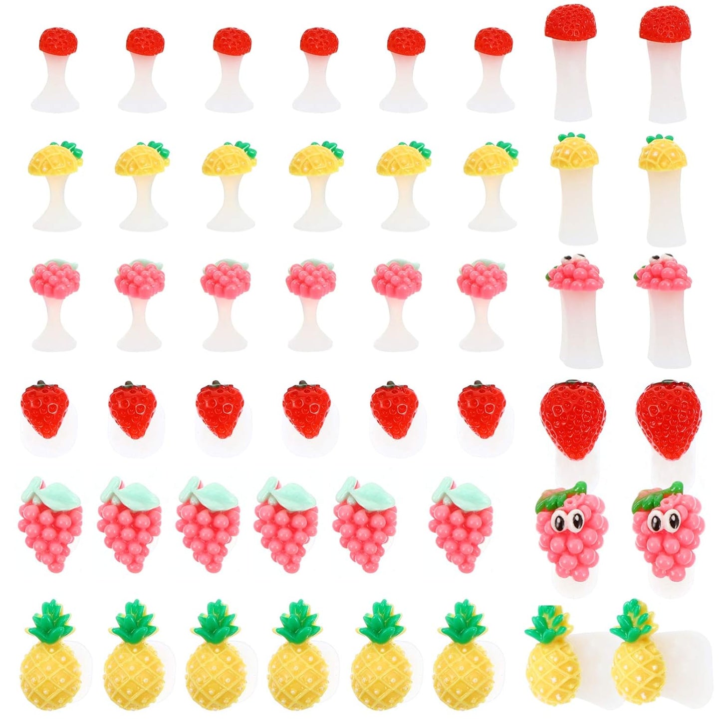 Veemoon Toe Separators for Women, 24pcs Silicone Toe Separator Nail Art Polish Guards Art Tools Spacers for Nail Salon Toes Dividers