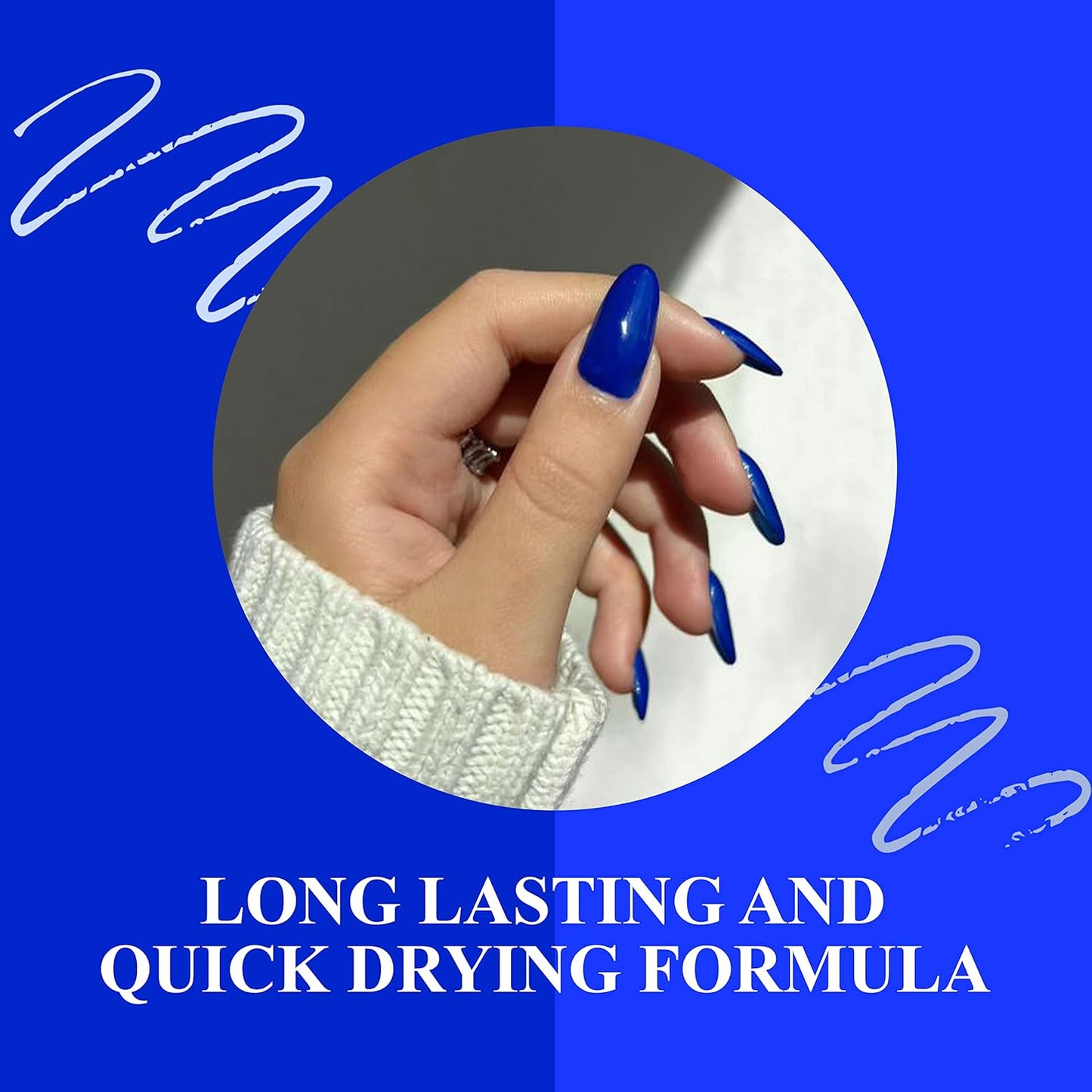 VIVRE Cosmetics Quick Dry Shiny Halal Nail Polish - Long Lasting, Breathable & Water Permeable - It's Electric