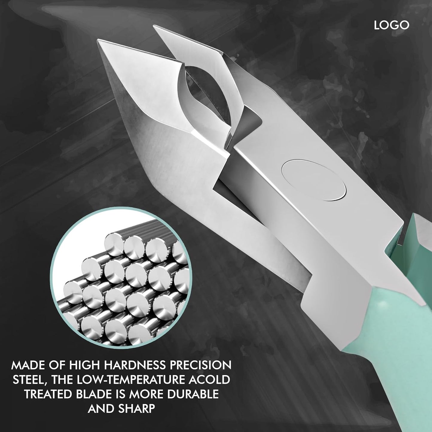 Professional Cuticle Cutter & Pusher Trimmer Manicure Tools with Double Spring– Perfect Nail Care Tool for Manicure & Pedicure Beauty at Home/Spa/Saloon