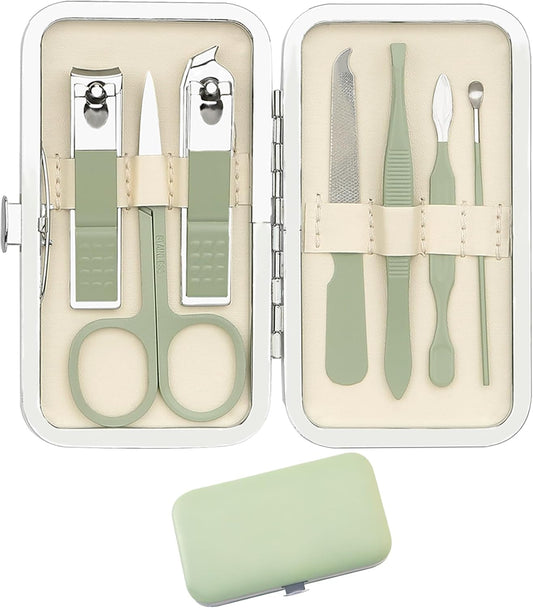 Manicure Set,Nail Fingernail Clippers Set,Halloween Boo Basket Stuffer Thanksgiving Christmas Gifts,Gifts for Men,Travel Nail Care Grooming Kit,Manicure and Pedicure Tools Kit,Stocking Stuffers