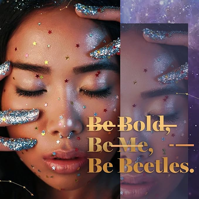 Beetles Winter Gel Nail Polish Set Navy Blue Burgundy Purple Green Black Goloden Pink Gel Polish 20 Colors Celestial Collection Deep Color Nail polish Soak off UV LED DIY Salon Gift for Women