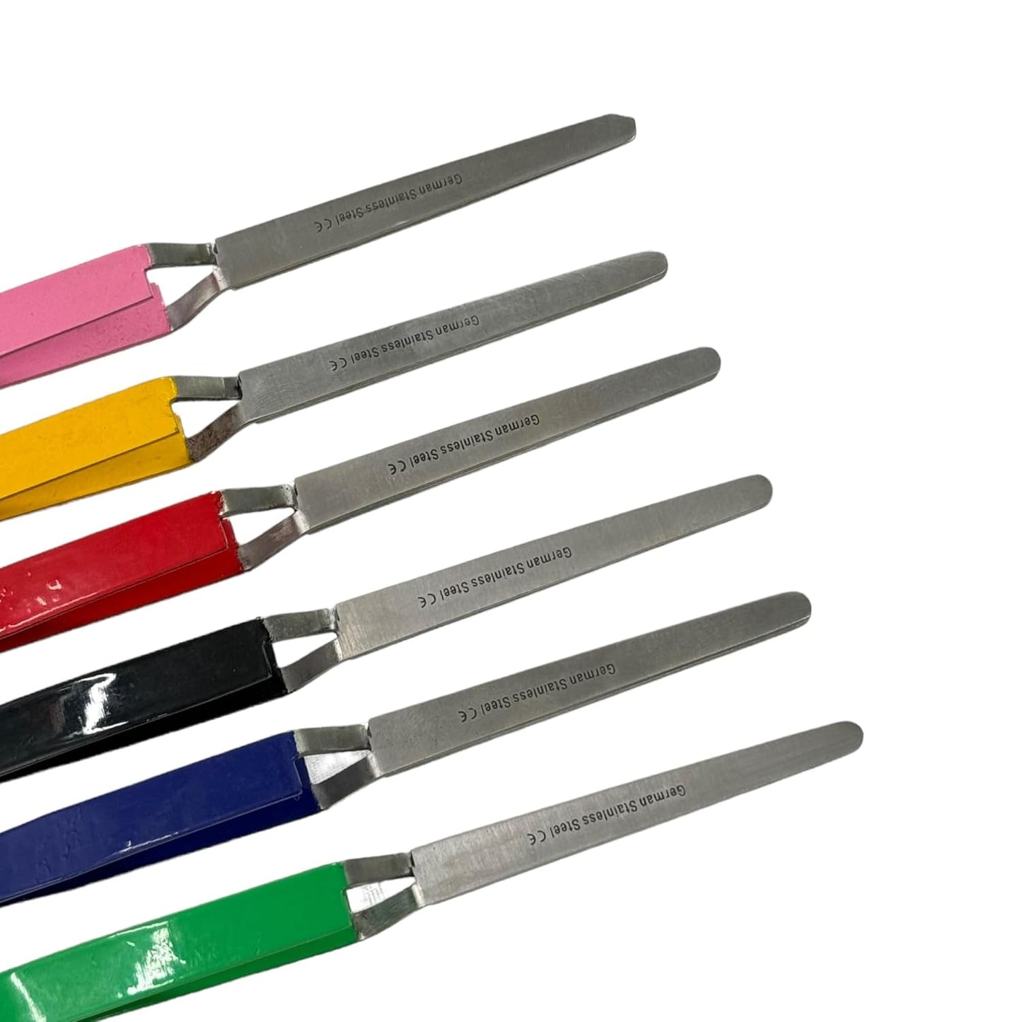 Nail Pincher Tools Cutticle Pusher for Acrylic Nails and False Nails Shaping Set of 6 - German Stainless CE