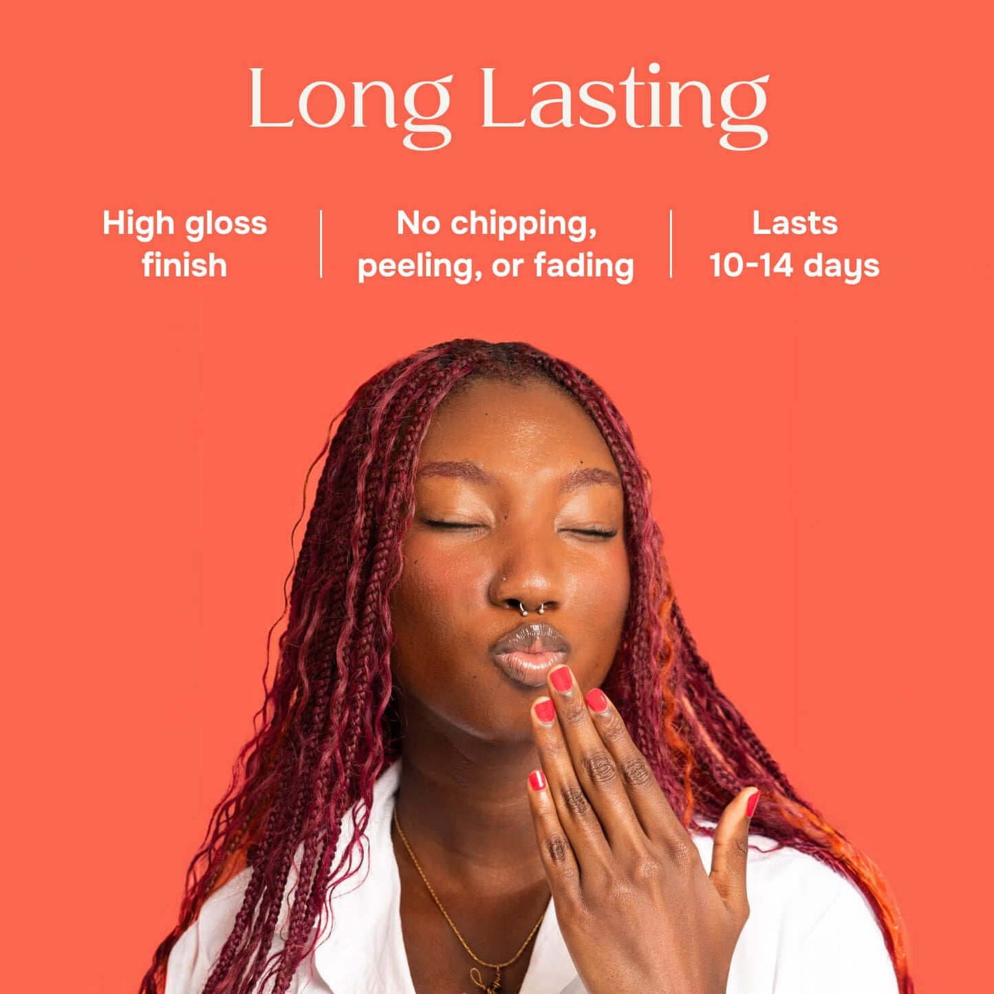 Livi Gel Manicure System with UV Light – Full Mani Kit with 40 Nail Stickers, UV Light, & Mani Tools for Salon-Quality Nails at Home – Easy-to-Use DIY Starter Gel Polish Set (We Were Not On a Break)