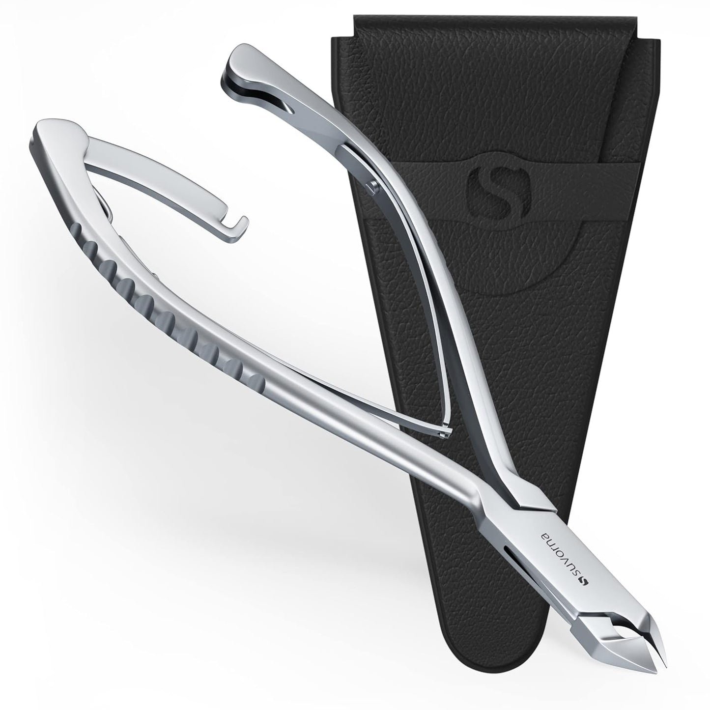 Suvorna Professional Cuticle Trimmer and Professional Cuticle Nippers - Cuticle Clippers for Women and Men - Cuticle Cutter For Nails - Sharp Cuticle Nippers Professional for Spas and Salons