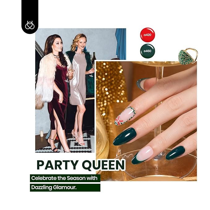 Beetles Gel Nail Polish Set 60 Colors Fall Uv Gel Polish Kit Jelly Brown Glitter Nude Pink White Red Blue Green Color Nail Polish Base &Glossy Matte Top Coat Gift for Her Women