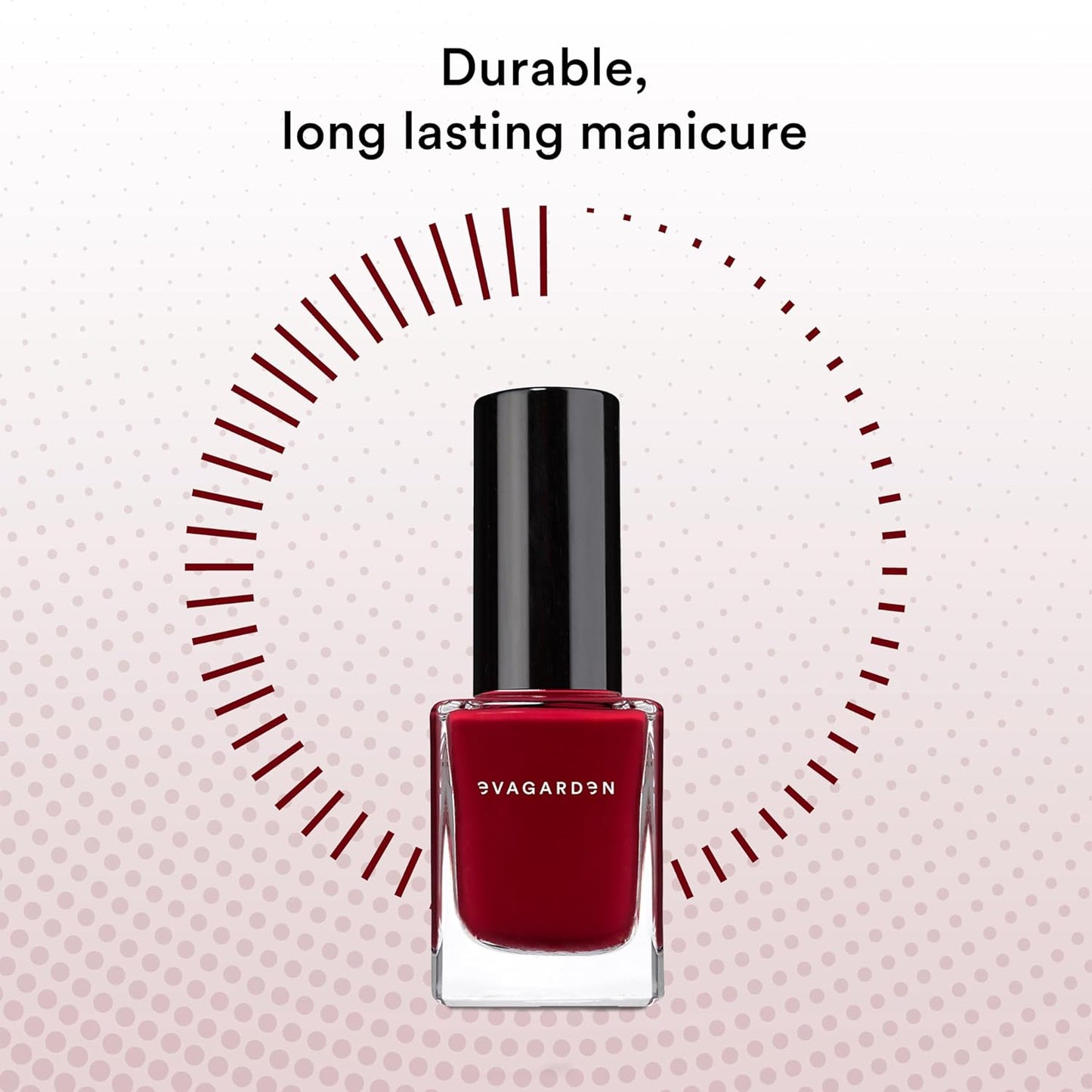 EVAGARDEN Sea Water Resistant Nail Polish - Saturated Color with Thin Film Coating - Attractive, Durable and Smooth Coverage - Clean Formula, No Harsh Substances - 680 Carmin Red - 0.34 oz