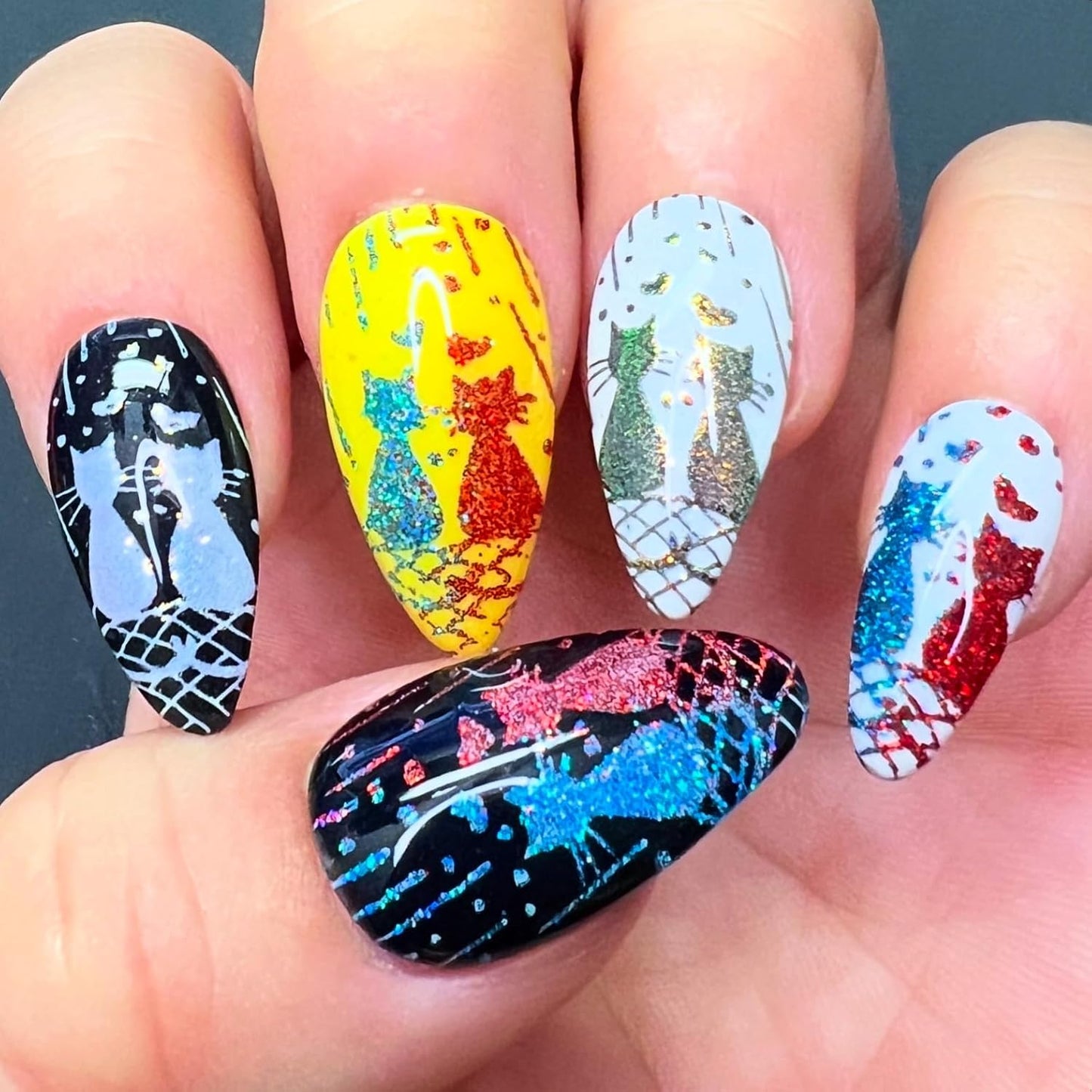 SheModern STICKY CLEAR Stamping Polishes Stamping Polishes (Set of 3) For Nail Art Design Air-Dry Collection. More Transfer Time with Tacky Surface for Easy Adhere of Pigment, Glitter