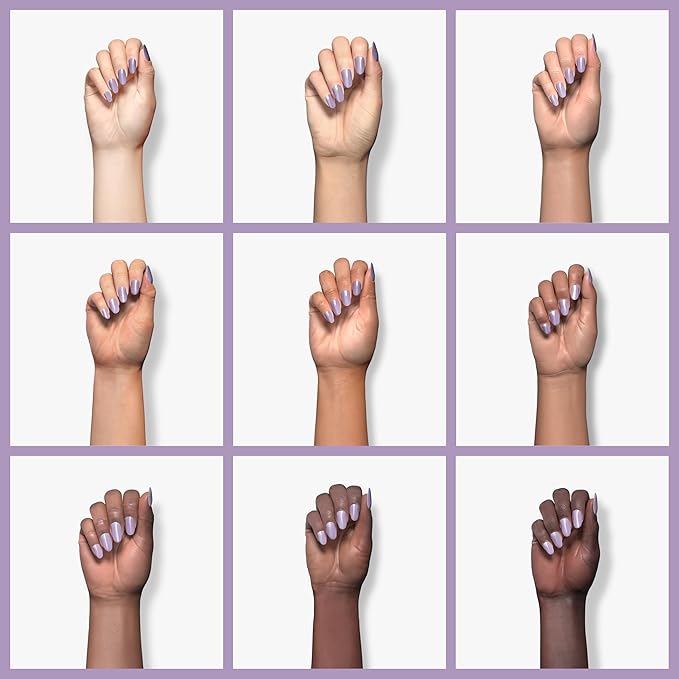 duri Nail Polish, 774 Dream Pop, Soothing Lavender, Glossy Finish, Full Coverage, Fast Drying, Lasting, Easy to Apply, 0.45 Fl Oz