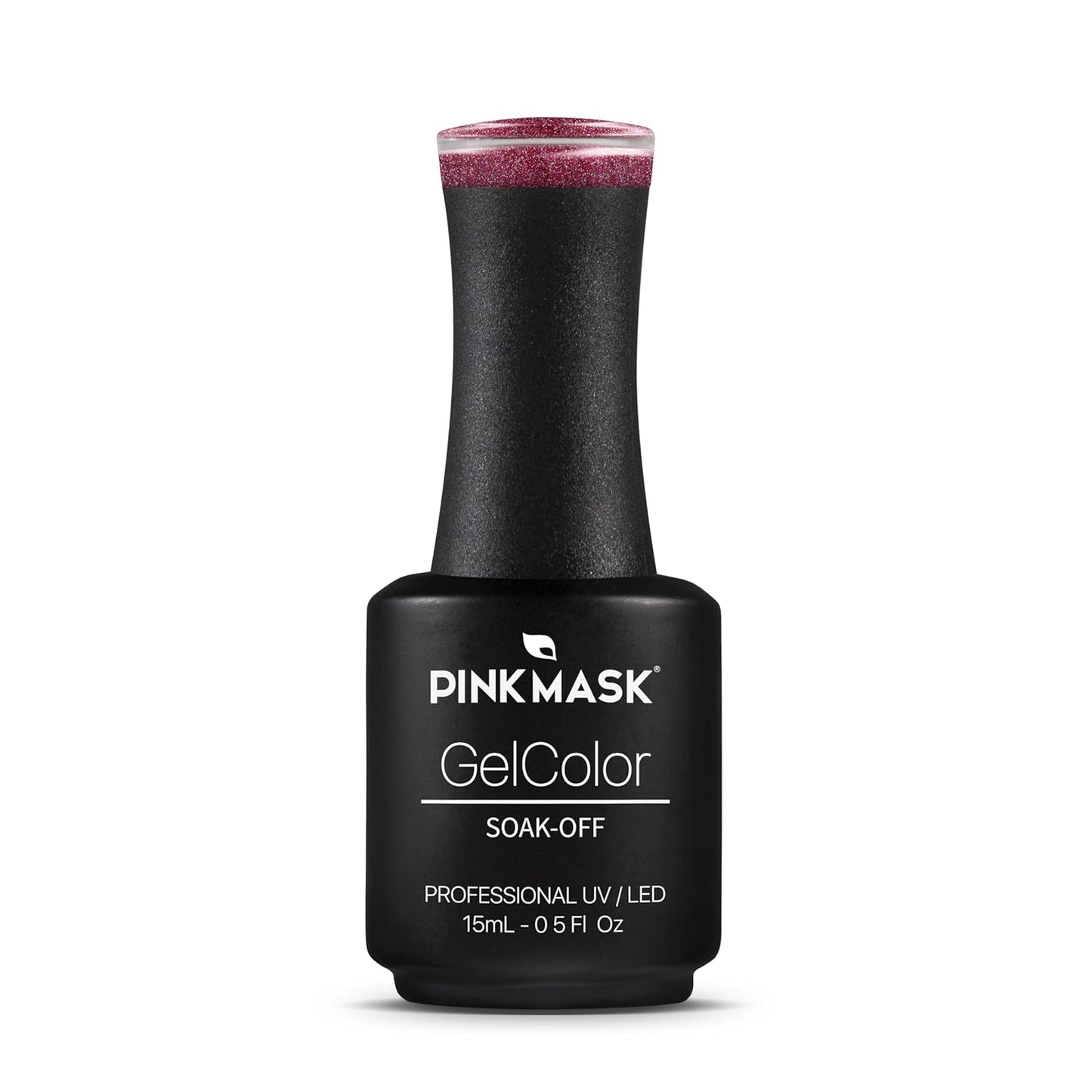 PINK MASK Gel Color Nail Polish Arlequin - Col. Masquerade 15ml / o.5 oz - UV/LED Gel Polish, Non Wipe, Long Lasting, Soak Off Formula