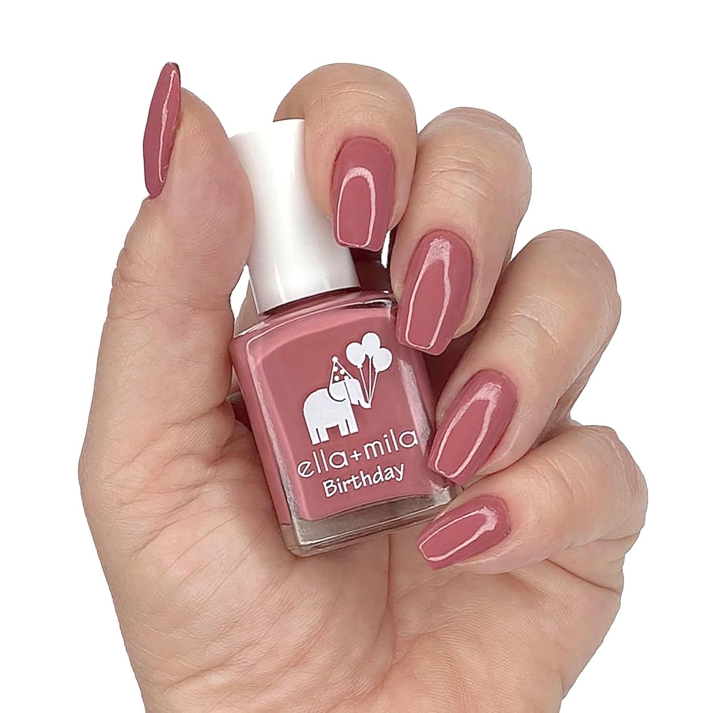ella+mila Professional, Quick Dry, Long-Lasting & Chip-Resistant Pink Nail Polishes (Sixth Fix - 0.45 fl oz)