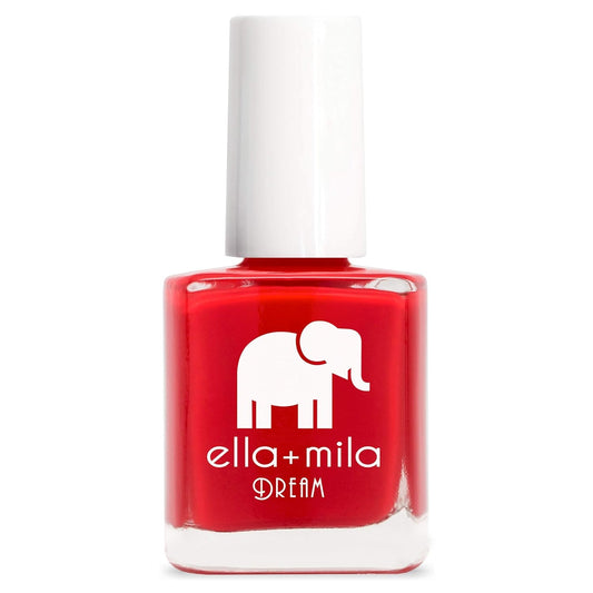 ella+mila Professional, Quick Dry, Long-Lasting & Chip-Resistant Red Nail Polishes (Kiss Kiss - 0.45 fl oz)