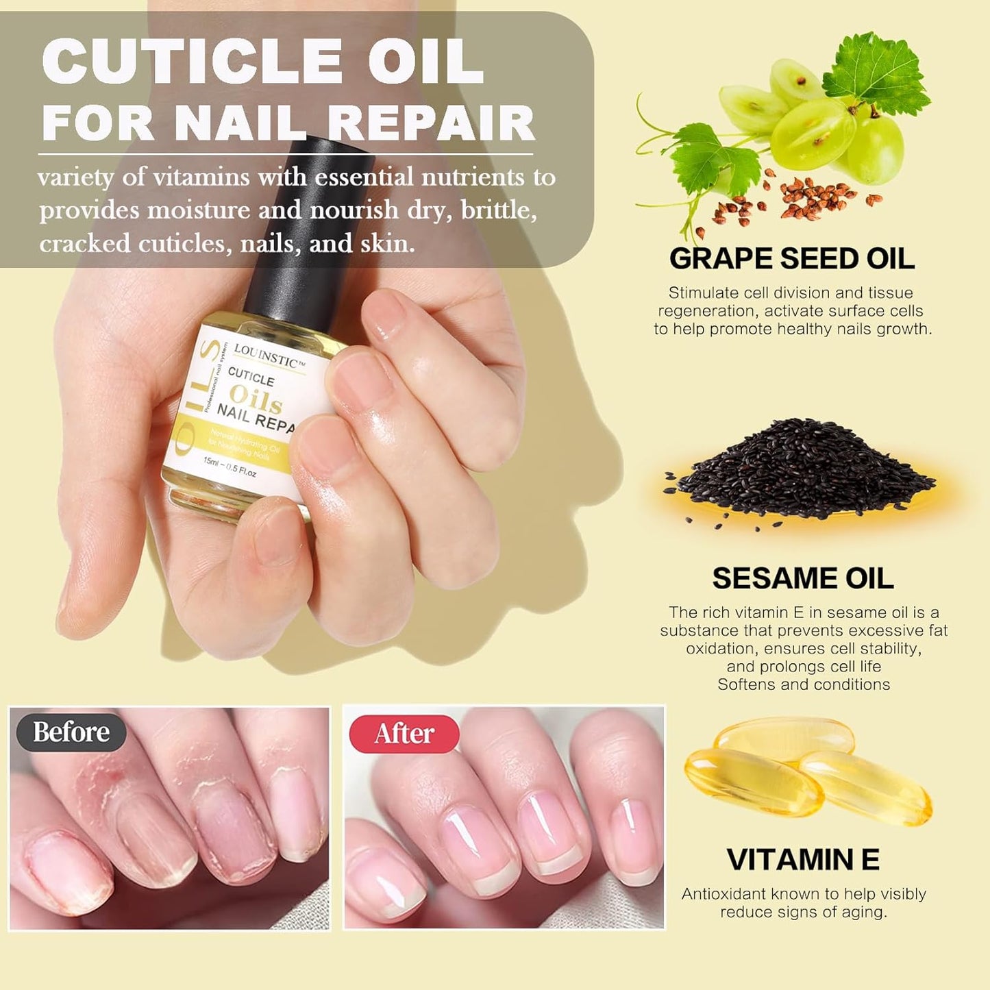 Gel Remover for Nails & Cuticle Oil for Nails,Nail Remover Quick Remove Gel Nail Polish within 3-5 mins, Nail Polish Remover removedor de esmalte gel