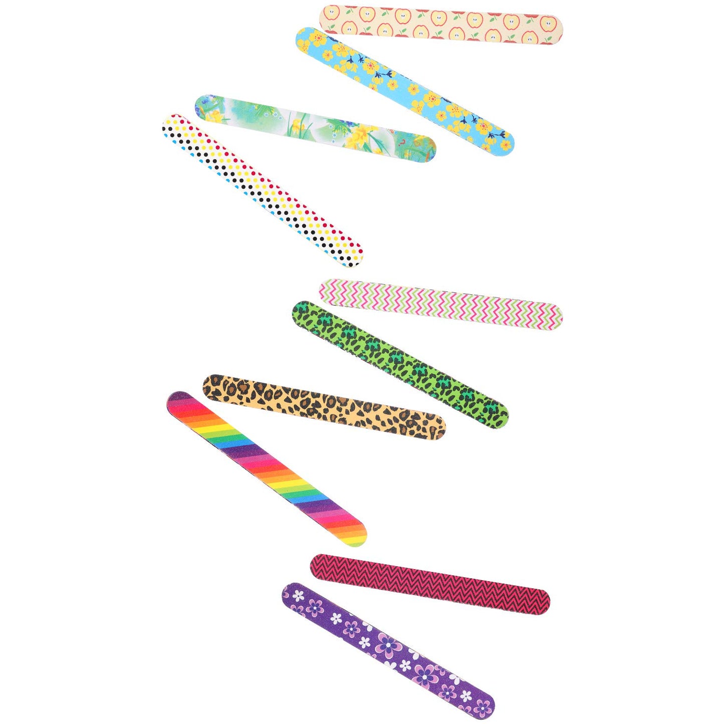 Mudder 20 Pcs Nail File Colorful Emery Boards Nail Buffer File Tools for Women Double Sided Filers for Shaping and Smoothing Toenails and Fingernails