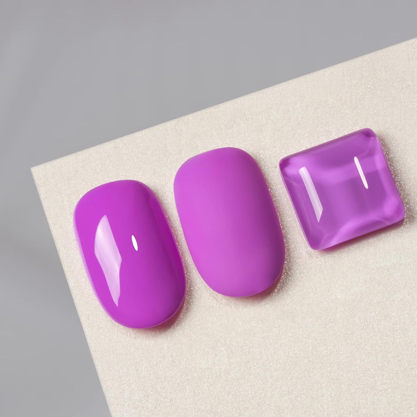 MAYCHAO 15ML Purple Gel Nail Polish 1Pc Bright Pink Purple Green Gel Polish Soak Off UV LED Nail Polish Nail Art Starter Manicure Salon DIY at Home, 0.5 OZ