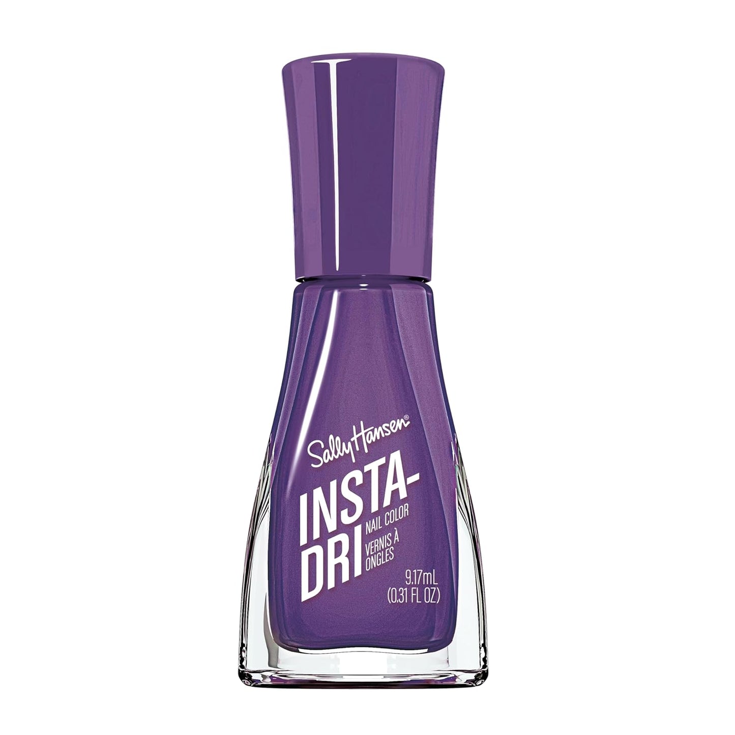 Sally Hansen Insta-Dri Nail Polish | Quick Dry, Long Lasting, Streak-Free Shine | Opaque, Shiny | 484 Mind Blending | Dark Purple Nail Color