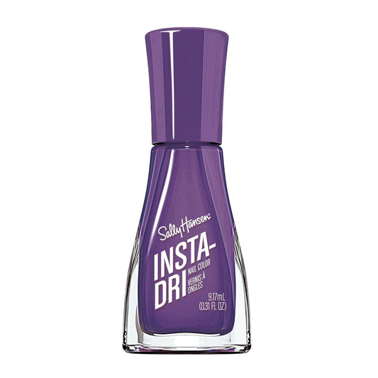 Sally Hansen Insta-Dri Nail Polish | Quick Dry, Long Lasting, Streak-Free Shine | Opaque, Shiny | 484 Mind Blending | Dark Purple Nail Color