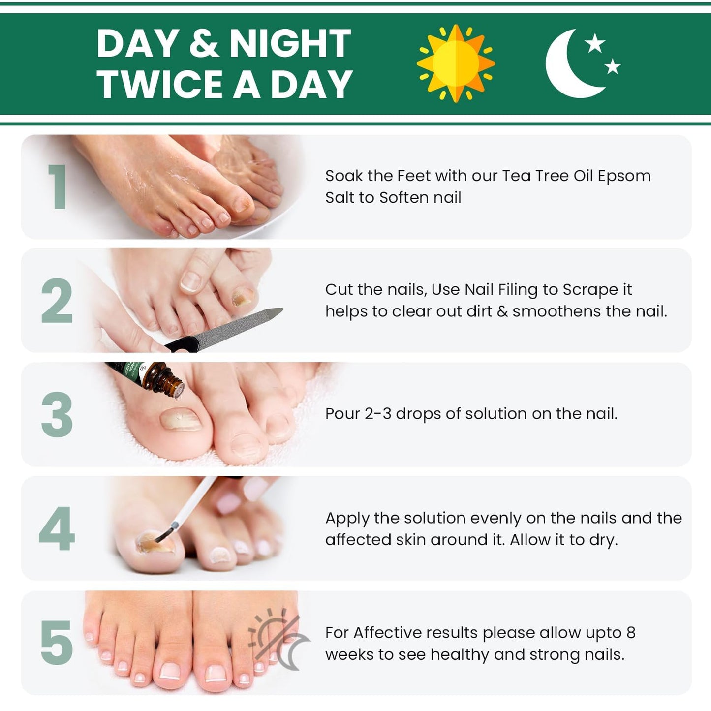 Toenail Renewal Solution Extra Strength Care for Toe Nail & Fingernails - Nail Repair Solution for broken, Discolored Nails - Renews Damaged Cracked Ingrown Toenail Made In USA 0.50 Fl Oz - 2 Pack