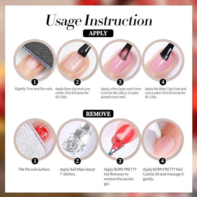 Born Pretty 6 Colors Christmas Cat Magnetic Eye Gel Nail Polish Set,Fall Winter Red Green Brown Black Blue Shimmer Glitter Holographic Magnetic Soak Off U V Nail Gel DIY Art for Girls Women 7ML
