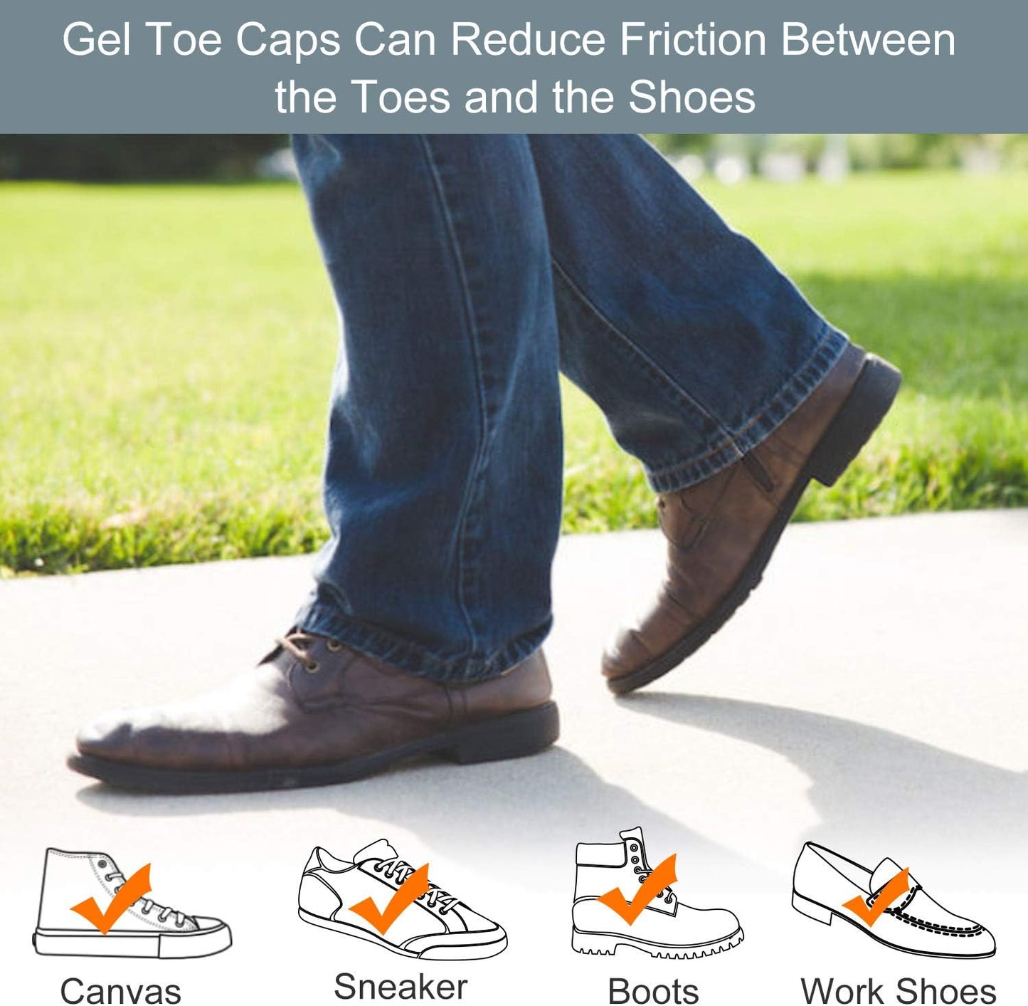 Welnove Pack of 12 Toe Protector, Pinky Toe Caps, Gel Toe Sleeves with Breathable Hole, Pain Relief for Corns, Blisters and Ingrown Toenails (Shoe Sizes: Women: 6-11 / Men: 6-10)