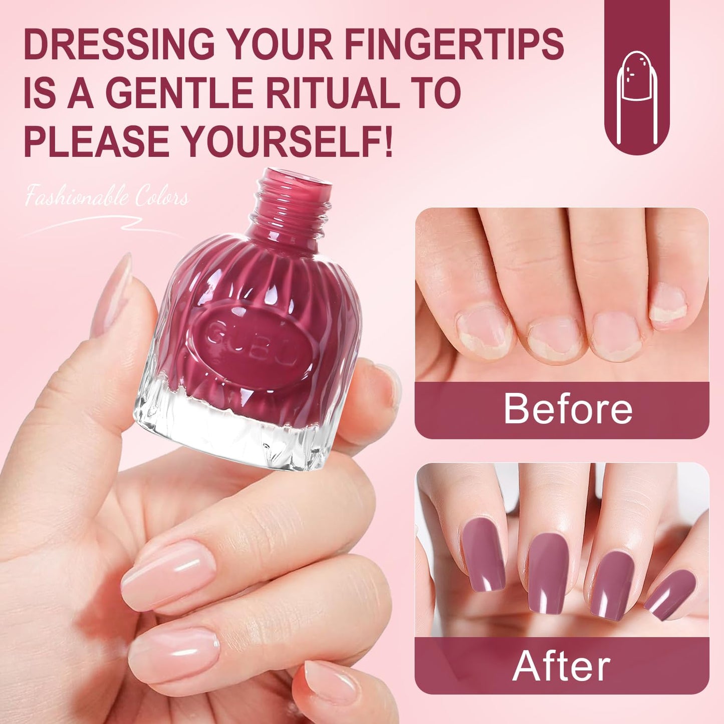 Major Dijit Quick Air Dry Nail Polish Taupe Gray Regular Nail Polish Non UV Gel Hema 0.34 fl oz.