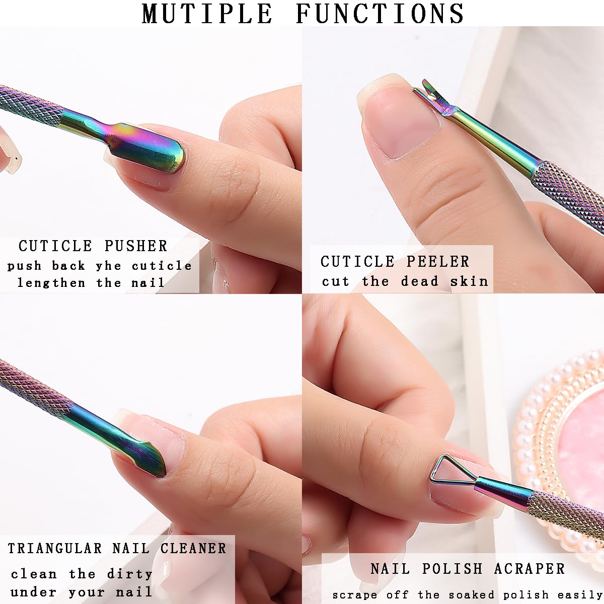 Nail Soaking Bowl, 1PCS Soak Off Gel Polish Dip Powder Remover Manicure Bowl for Hand with Stainless Steel Cuticle Peeler, Cuticle Pusher, Acetone for Acrylic Nail Supplies (Nail Polish Removers Kit1)