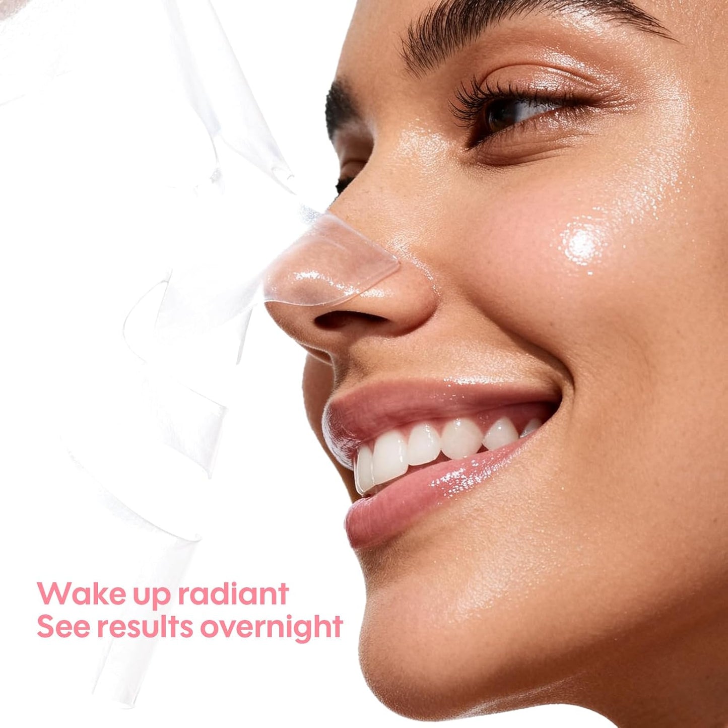 ZealSea Bio Collagen Wrapping Hydrogel Face Mask, Overnight Jelly Gel Sheet Mask for Glass Skin, Deep Hydration, Pore Care, Elasticity Improvement, Firming, Advanced Facial Skincare Solution, 4 Pack