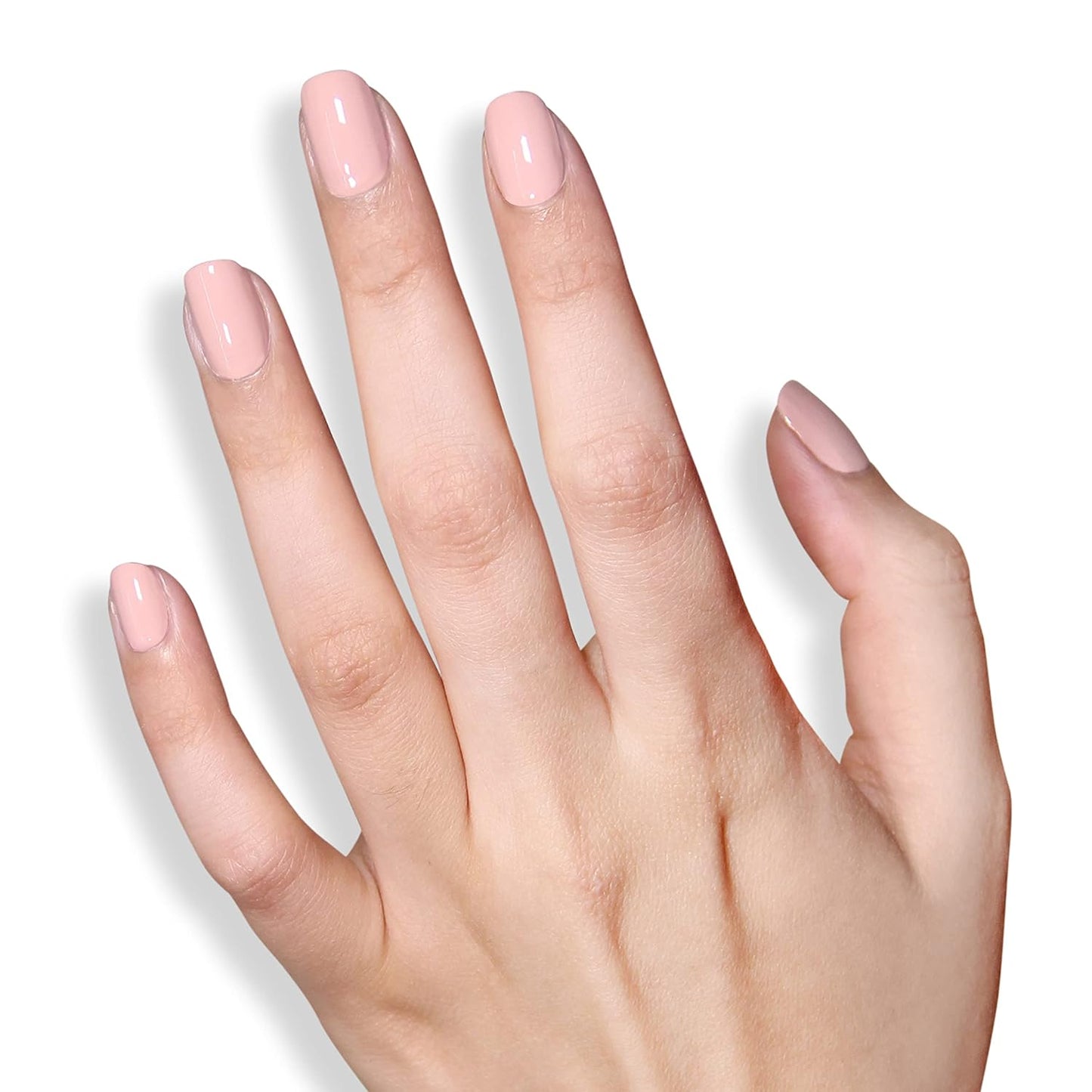 LONDONTOWN lakur Nail Polish - Chip-Resistant, Non-Toxic, Conditions & Hydrates Nails | Glossy Pink Beige, Uncovered, .40 fl oz