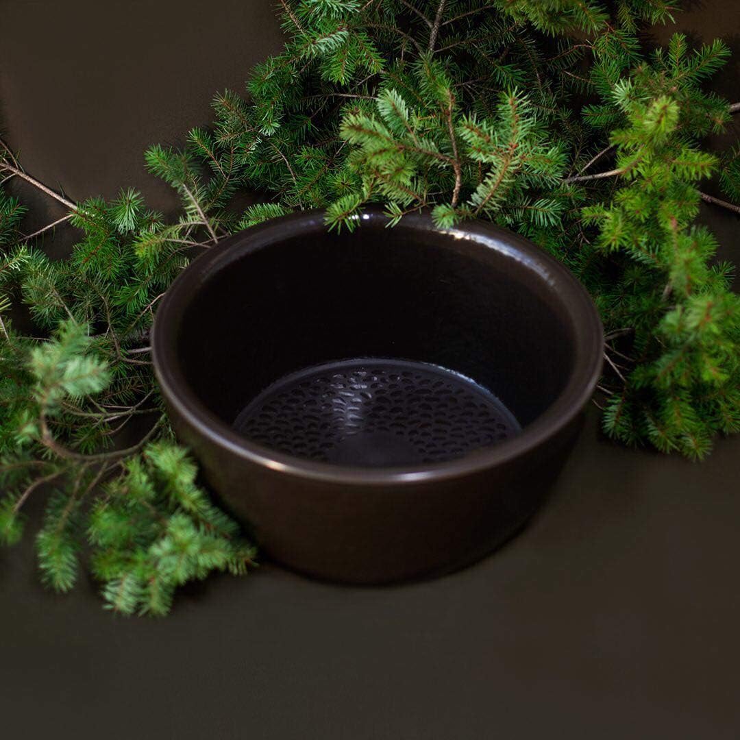 Noel Asmar Signature Pedicure Bowl - Eco friendly and Recyclable, Made from Resin - BPA and Toxin Free (Espresso)