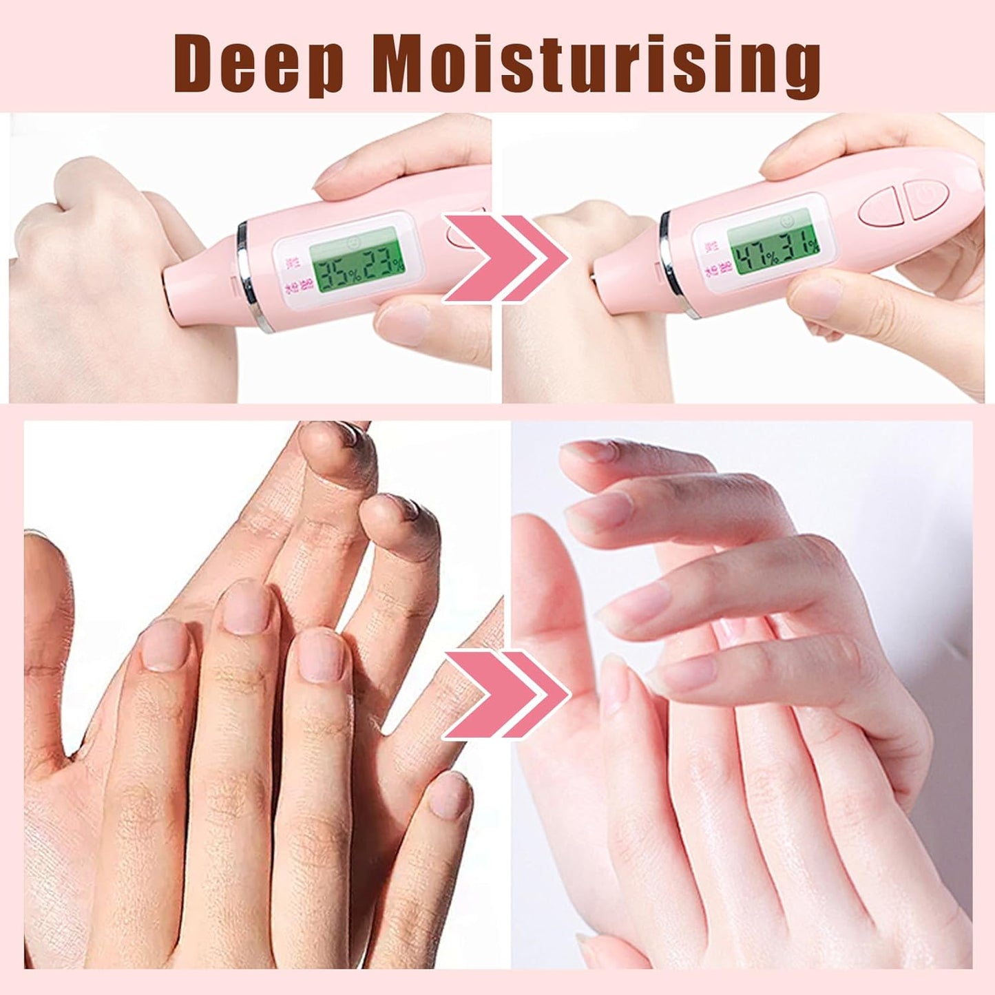 6 Pairs Hand Mask for Dry Cracked Hands,Nourishing Moisturizing Gloves,Hands Moisturizer for Deep Moisturizing,Silky Smooth Moisturizing Gloves,Hand Care Mask Set(D)