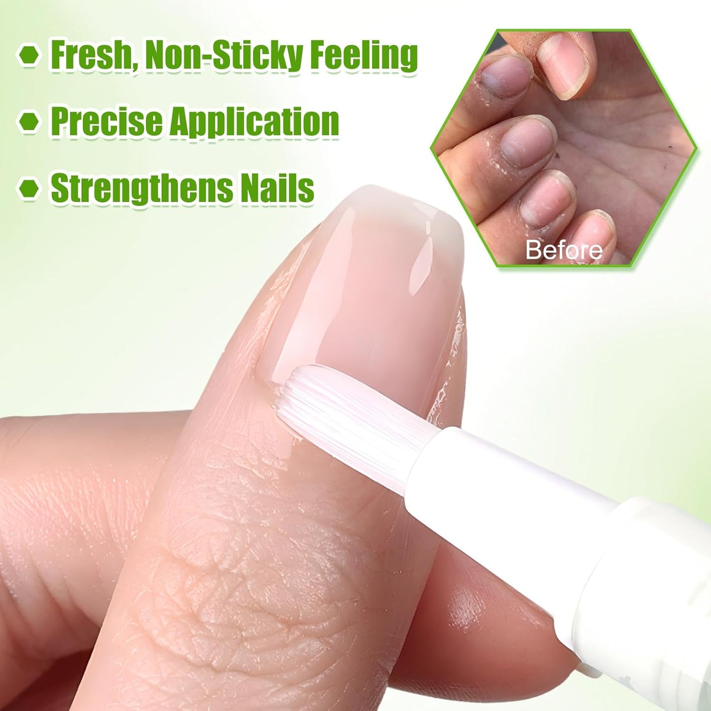 Orvalle Nail Fungus Pen,Nail Growth Treatment Repair Serumtwist Pen for Repair & Strengthener，Fungus Pen for Toenails and Fingernails (3PCS)