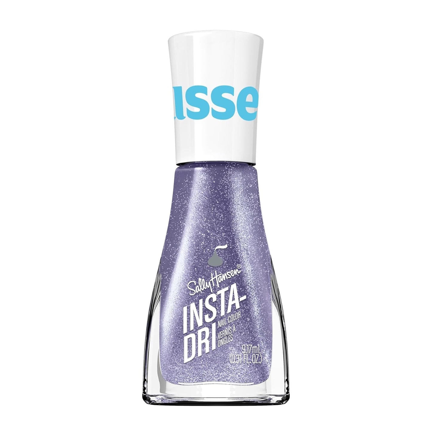 Sally Hansen Insta-Dri Hershey Kisses Nail Polish | Quick Dry, Long Lasting, Streak-Free Shine | Opaque, Shimmery | 731 HUGS & KISSES | Soft Orchid Purple Nail Color