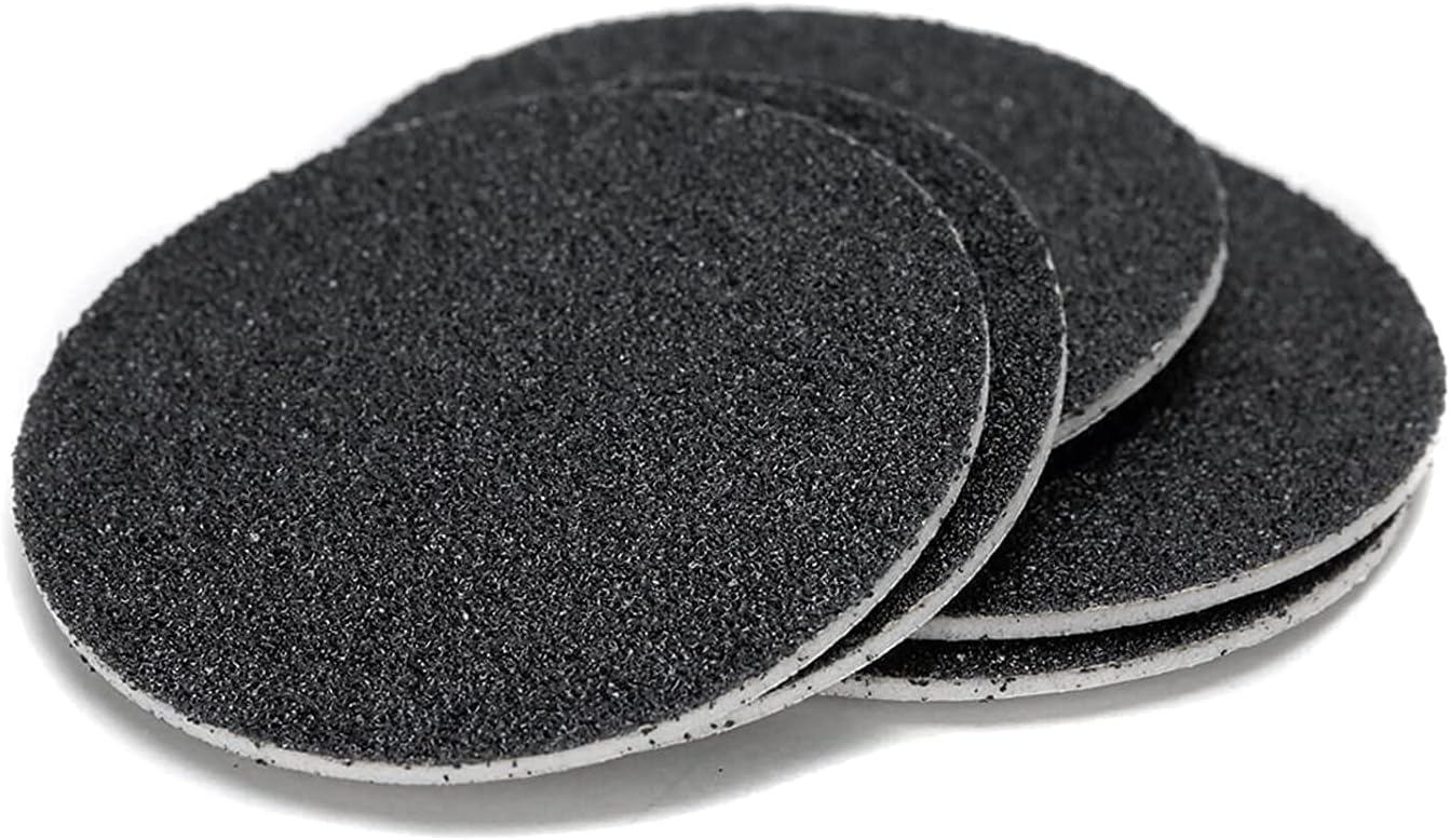 60PCS Replaceable Sandpaper Discs 120 Grit Sandpaper Refill Pad Disks for Electric Foot File Callus Remover (120 Grit)