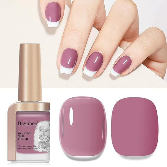 Quick Dry Nail Polish, Nail Lacquer Non-Gel Nail Art Polish for Fall and Winter, Air Fast Drying Nail Pigment High Coverage Fingernail Concealer Polish, 1PC 12ML Long Last