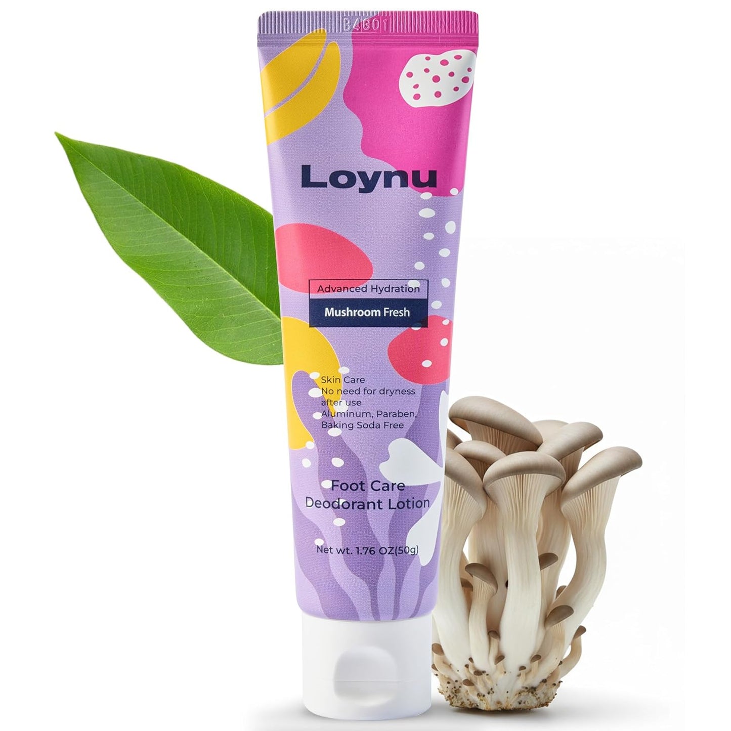 Foot Cream for Long-Lasting Odor Control | Neutralizes Odor at the Source | Hydrates Dry, Cracked Heels for Soft, Healthy Feet | Natural Mushroom Formula