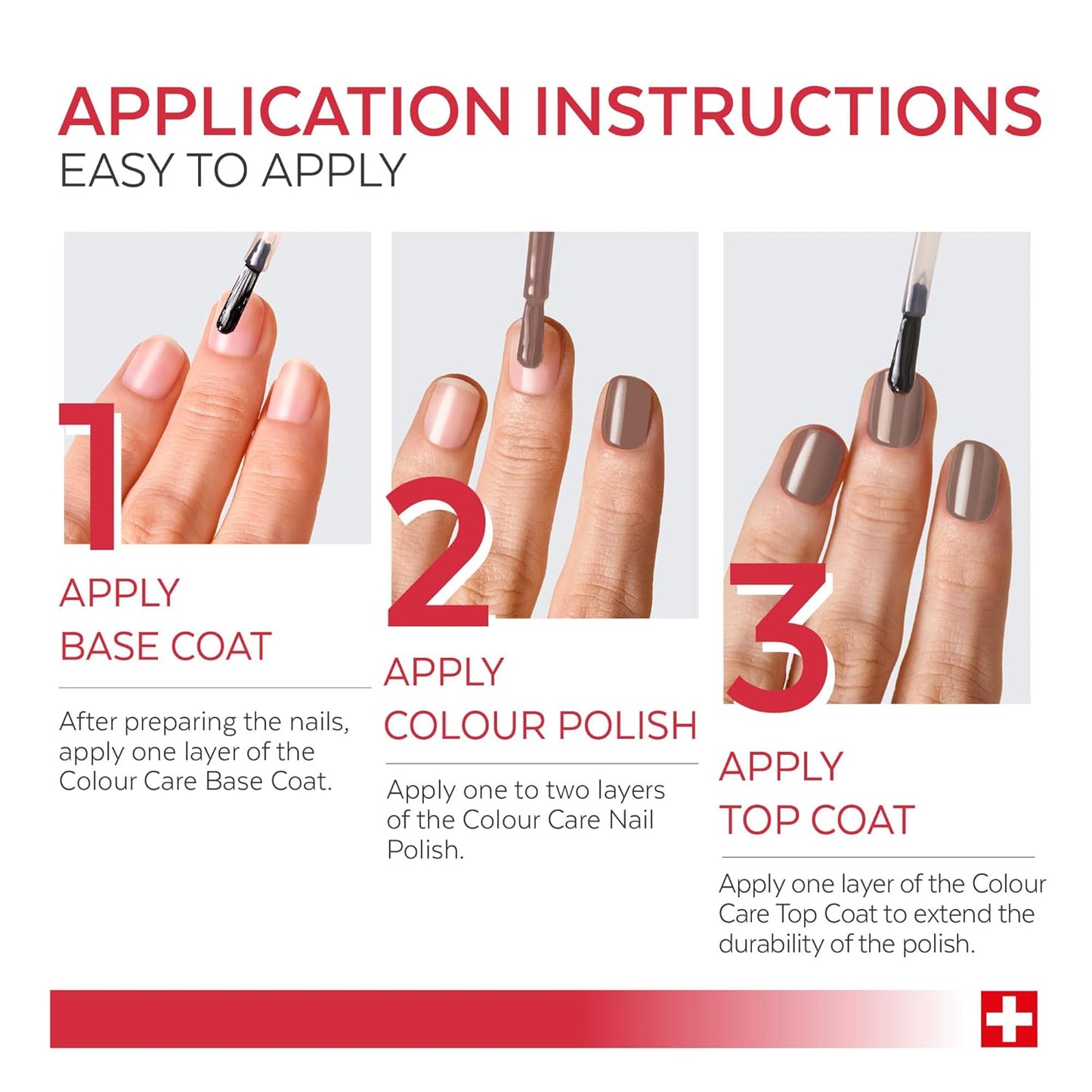 PODERM - Nail Polish – Enriched with Tea Tree – Improves nail appearance – Ingredients Natural/Vegan - foot/hand - Swiss Made (Taupe)