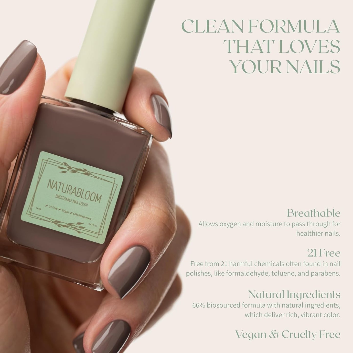 Breathable Premium Long Lasting Nail Polish (Meteor Shower) - Vegan & Toxin-Free