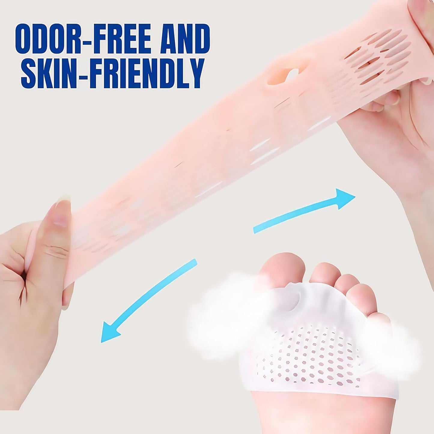 4 Pairs Silicone Toe Separator,2025 New Toe Separators for Women& Men,Gel Toe Spacers for Overlapping Toes, Breathable Foot Corrector, Bunion Relief and Alignment (Pink)