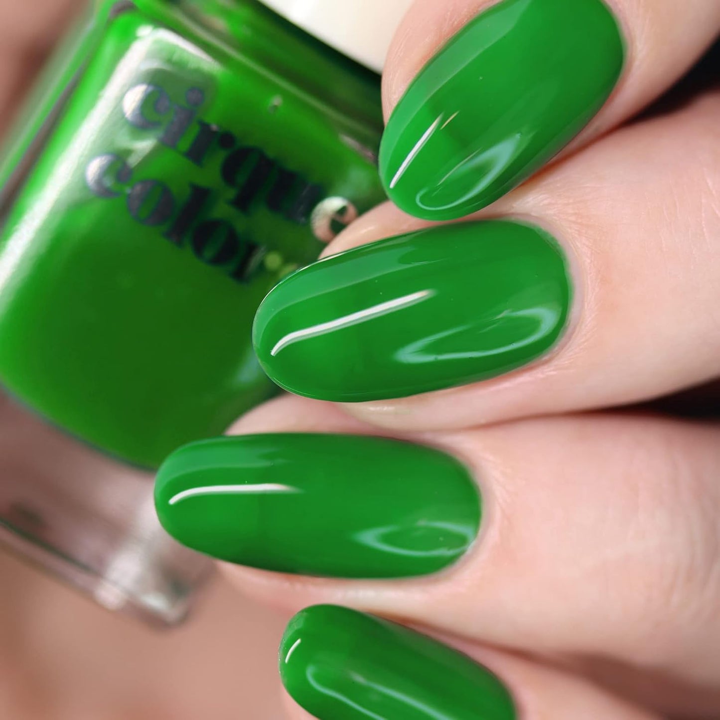 Cirque Colors Kelly Jelly - Green Jelly Nail Polish - 0.37 Fl Oz (11 mL) - Vegan & Cruelty-Free