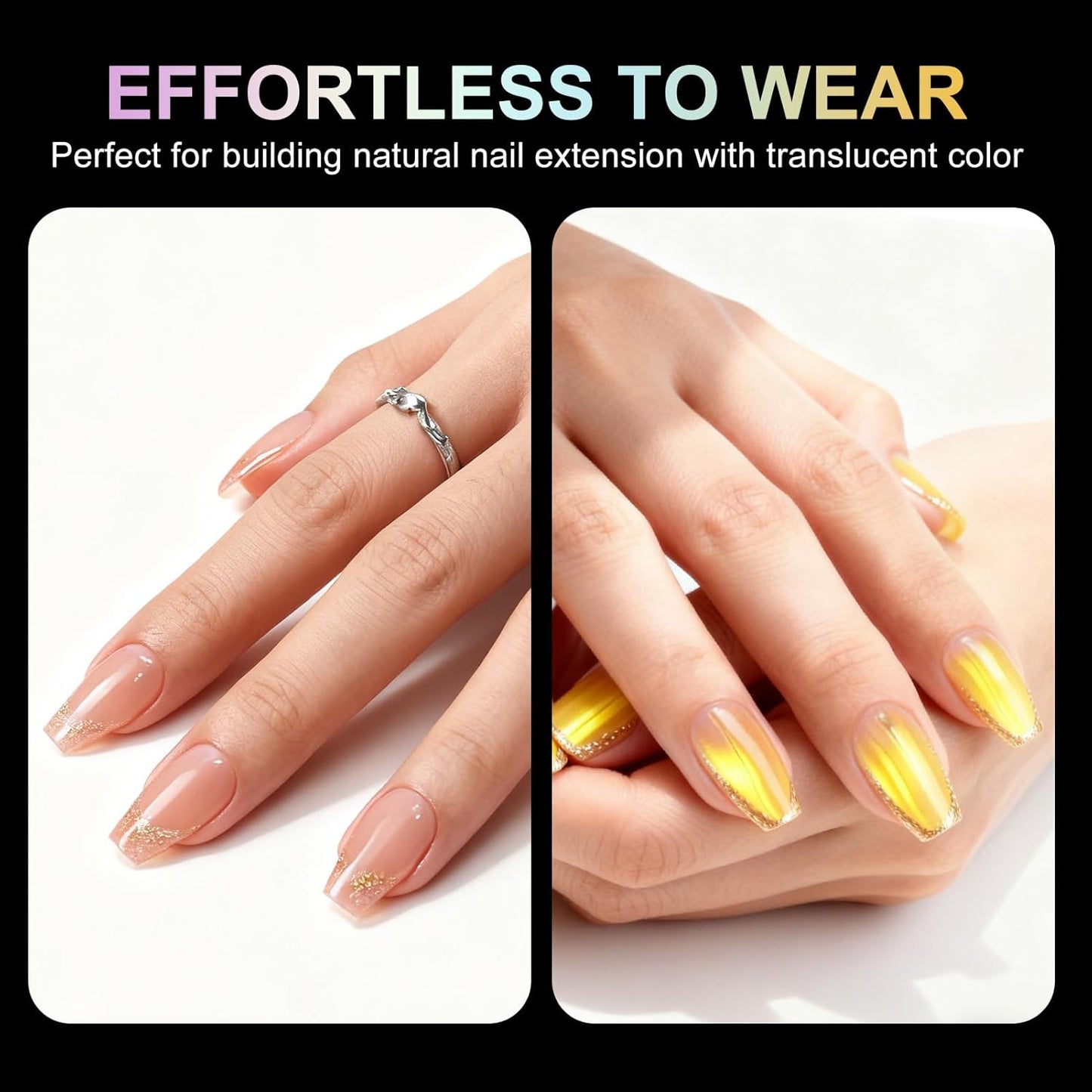 Coffin Nail Tips Medium Coffin Soft Gel Nail Tips 240Pcs Acrylic Full Cover Pre-Shape Nails Tips Half Matte Clear Nails for Nail Extension Manicure Home DIY Salon 12 Sizes Gelly False Nails