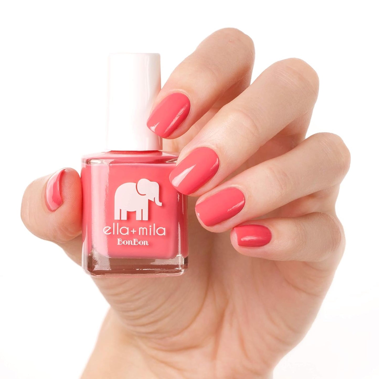ella+mila Professional, Quick Dry, Long-Lasting & Chip-Resistant Pink Nail Polishes (Sweet Tooth - 0.45 fl oz)
