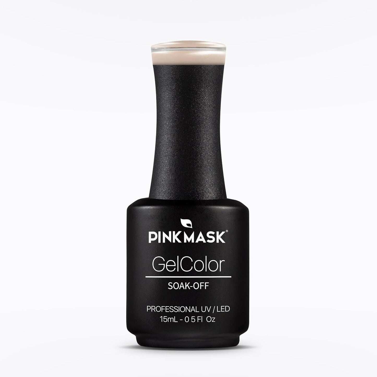 PINK MASK Gel Color Nail Polish Camel 15ml / o.5 oz - UV/LED Gel Polish, Non Wipe, Long Lasting, Soak Off Formula